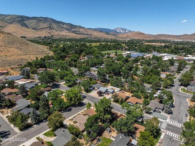 633 Crain St, Carson City, NV 89703 - aerial view of residential area featuring mountains