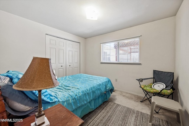 1667 Spooner Dr, Carson City, NV 89706 - bedroom with carpet floors, a closet, and baseboards