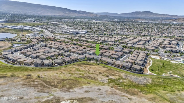 1940 Dark Horse Rd Unit C, Reno, NV 89521 - aerial view of property's location with nearby suburban area and a mountainous background