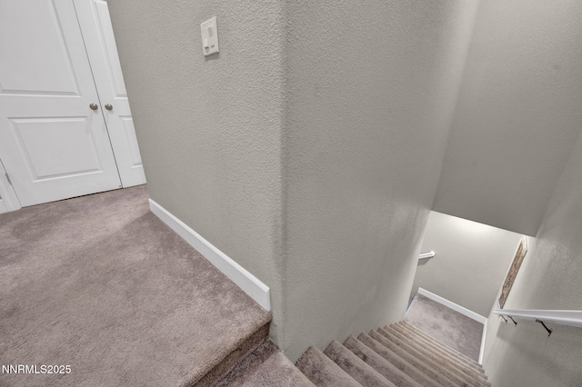 1940 Dark Horse Rd Unit C, Reno, NV 89521 - stairway featuring a textured wall and carpet