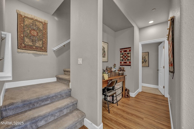 1940 Dark Horse Rd Unit C, Reno, NV 89521 - staircase with wood finished floors and baseboards