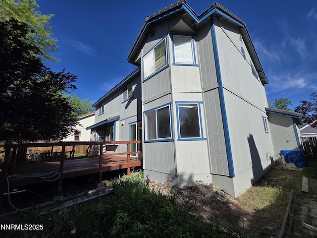 986 Quail Hollow Dr, Reno, NV 89511 - rear view of house with a deck