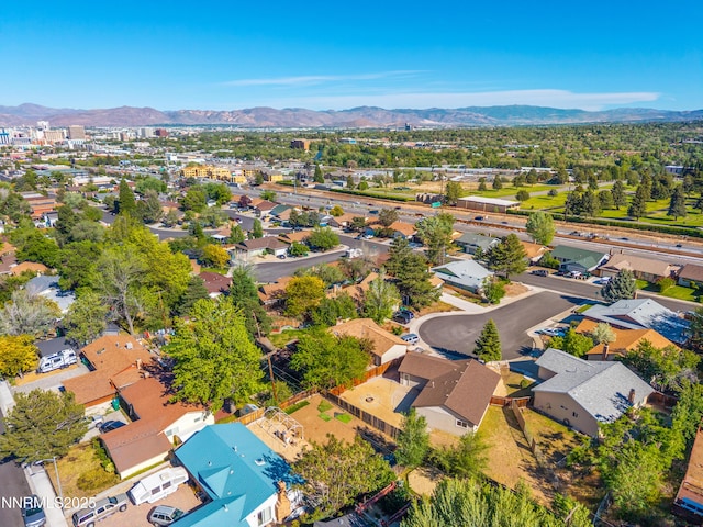 583 Marta Way, Reno, NV 89503 - aerial view of residential area featuring a mountain backdrop