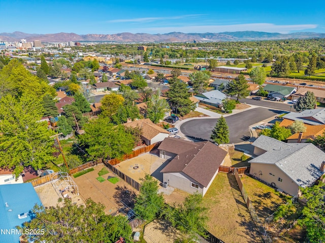 583 Marta Way, Reno, NV 89503 - aerial view of residential area featuring a mountainous background