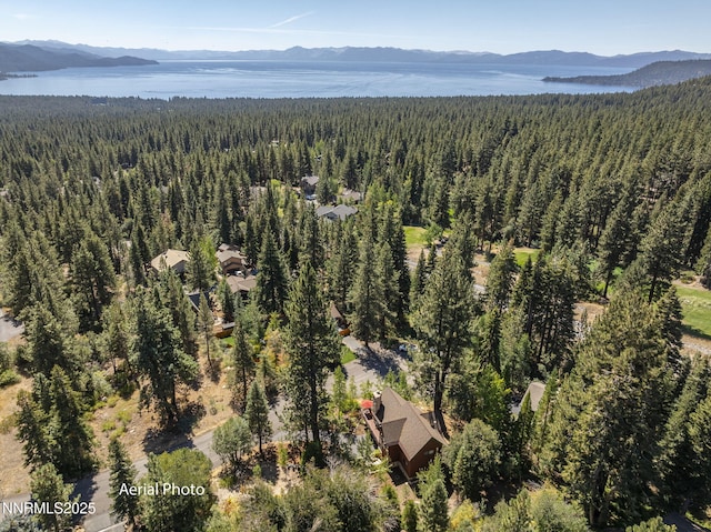 968 Pyrite Ct, Incline Village, NV 89451 - aerial view of a forest and a mountain backdrop