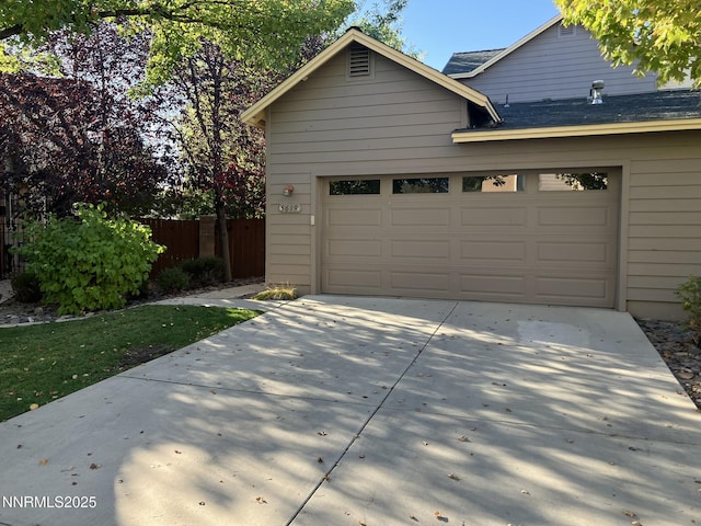 5619 Crescent Hill Way, Sparks, NV 89436 - garage with concrete driveway