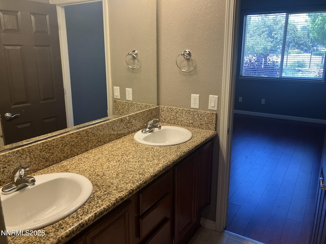 5619 Crescent Hill Way, Sparks, NV 89436 - full bath with double vanity and baseboards