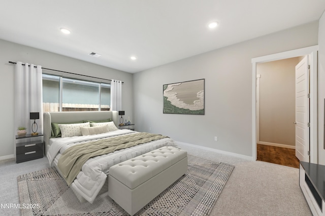 9621 Lane Garrett Dr, Reno, NV 89511 - carpeted bedroom featuring recessed lighting and baseboards