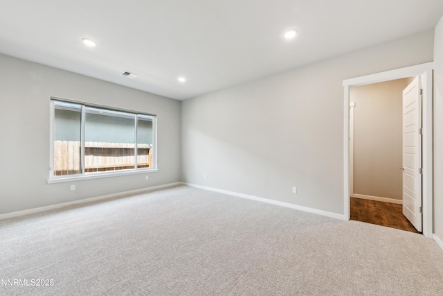9621 Lane Garrett Dr, Reno, NV 89511 - spare room featuring carpet, recessed lighting, and baseboards