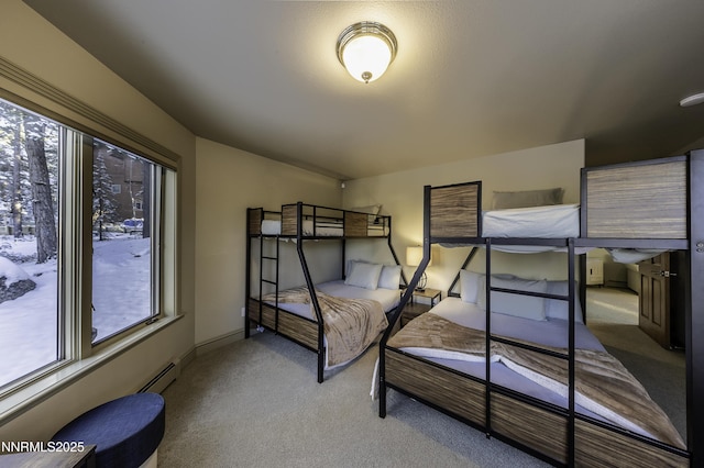 124 Delissa Ct, Stateline, NV 89449 - carpeted bedroom featuring a baseboard radiator