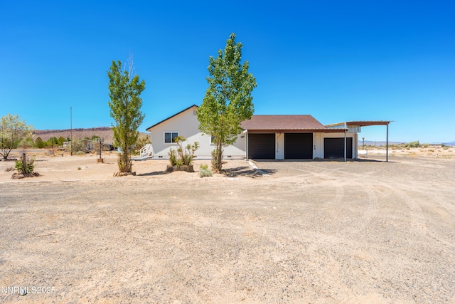 1260 Badger St, Silver Springs, NV 89429 - view of front of home with driveway