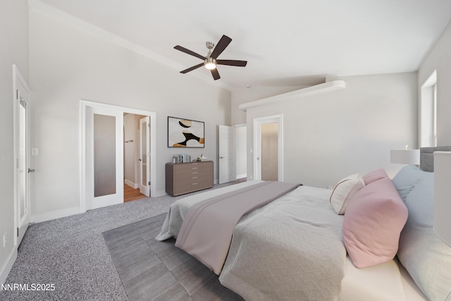 1260 Badger St, Silver Springs, NV 89429 - bedroom featuring carpet floors, baseboards, and ceiling fan