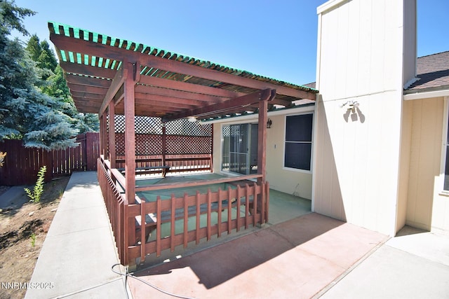 1664 Shadow Wood Rd, Reno, NV 89523 - view of patio / terrace with a pergola