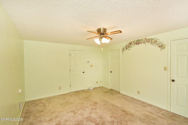 1664 Shadow Wood Rd, Reno, NV 89523 - empty room featuring a ceiling fan, light colored carpet, and a textured ceiling