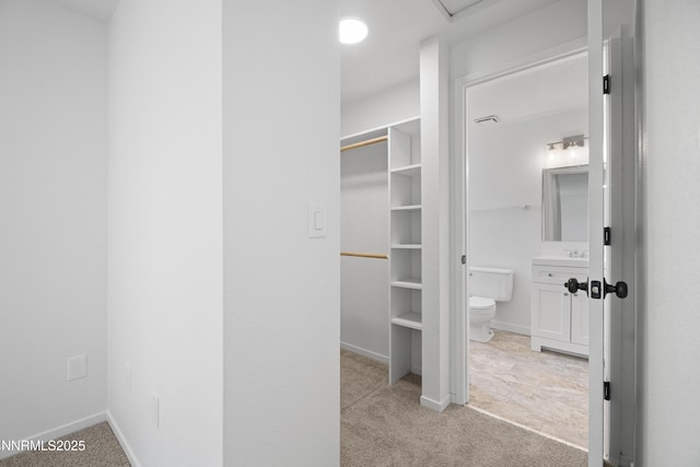 266 River Boat Rd, Dayton, NV 89403 - spacious closet featuring light colored carpet and a sink