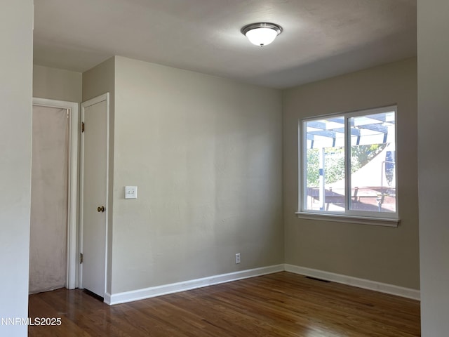 2485 Riviera St, Reno, NV 89509 - empty room featuring dark wood-style flooring and baseboards