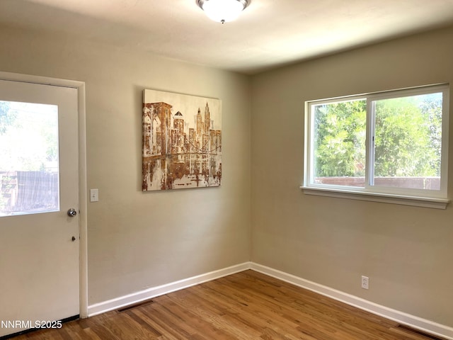 2485 Riviera St, Reno, NV 89509 - entrance foyer featuring baseboards and wood finished floors