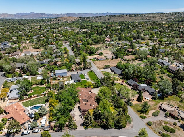 5101 Eldorado Dr, Reno, NV 89519 - aerial view of property's location featuring nearby suburban area and a mountainous background