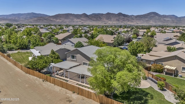 212 Portrush Ct, Dayton, NV 89403 - aerial perspective of suburban area with a mountainous background