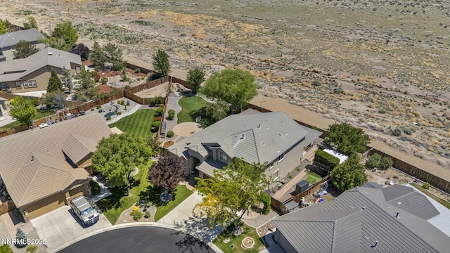 212 Portrush Ct, Dayton, NV 89403 - aerial view of property's location featuring nearby suburban area and a desert landscape