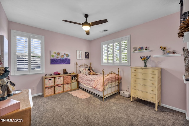 212 Portrush Ct, Dayton, NV 89403 - bedroom featuring carpet flooring, baseboards, and ceiling fan