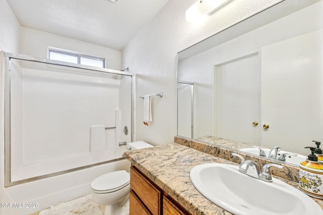 1341 Leonard Rd, Gardnerville, NV 89460 - full bath with toilet, vanity, and shower / bathtub combination