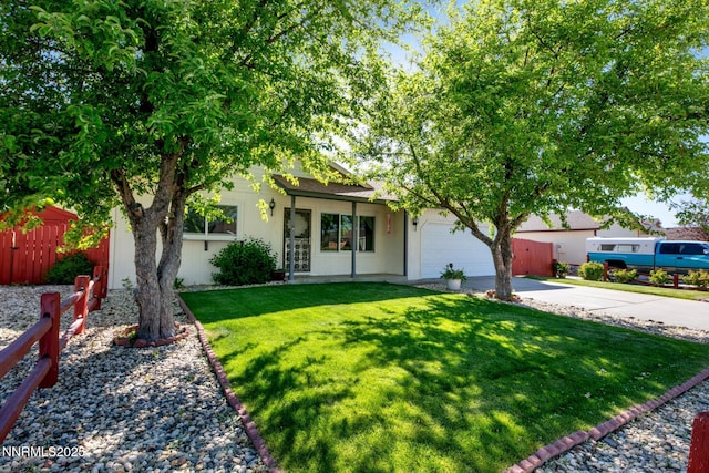 1341 Leonard Rd, Gardnerville, NV 89460 - view of front of property with driveway and an attached garage