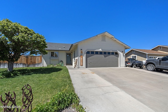 1427 Rosy Finch Dr, Spanish Springs, NV 89441 - ranch-style house featuring an attached garage and concrete driveway
