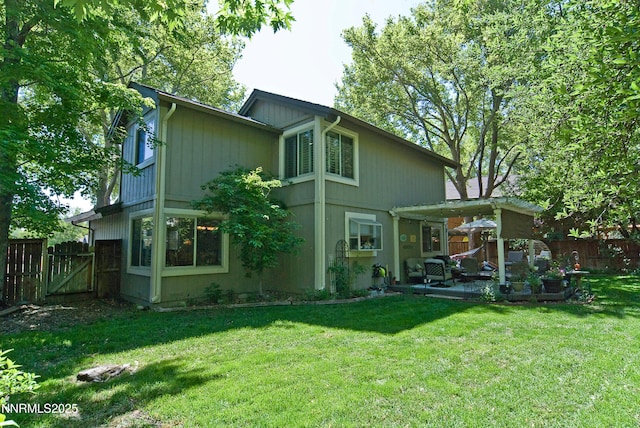 4115 Willowsprings Ct, Reno, NV 89519 - rear view of property with a patio and a gate