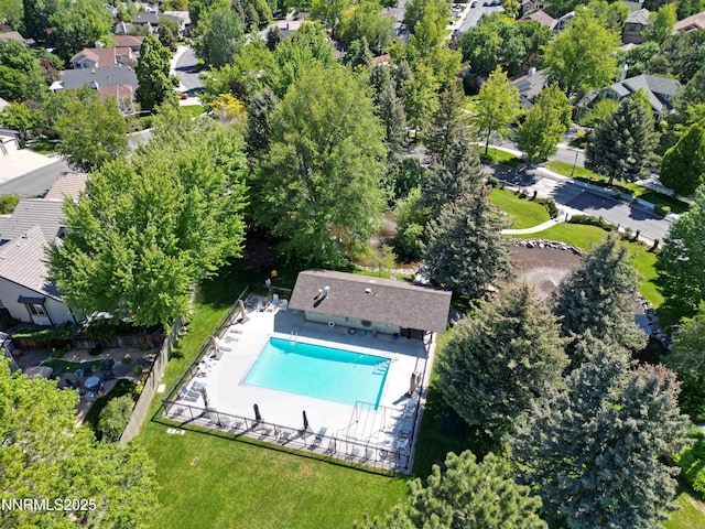 4115 Willowsprings Ct, Reno, NV 89519 - aerial view of residential area with a pool