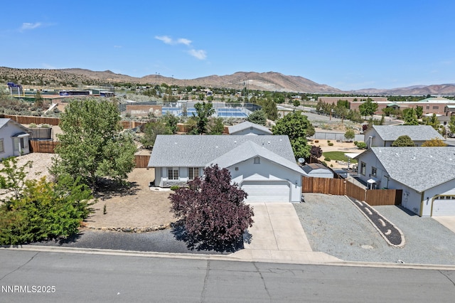 439 Beau Ct, Sparks, NV 89436 - aerial perspective of suburban area with mountains