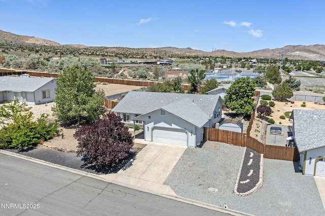 439 Beau Ct, Sparks, NV 89436 - aerial view of property and surrounding area featuring a mountain backdrop