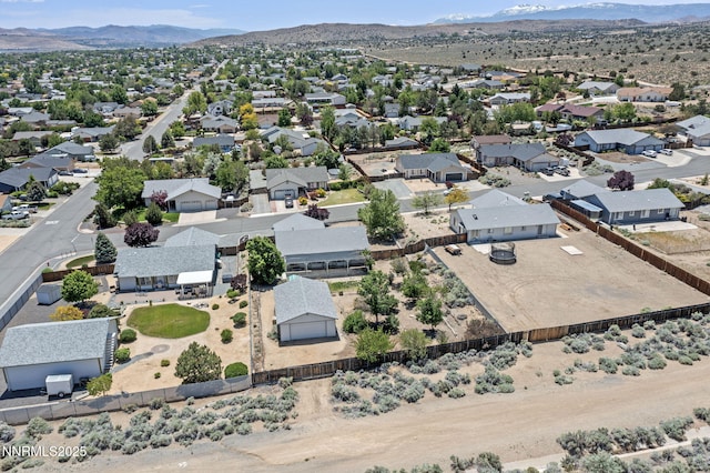 439 Beau Ct, Sparks, NV 89436 - aerial perspective of suburban area featuring a mountainous background