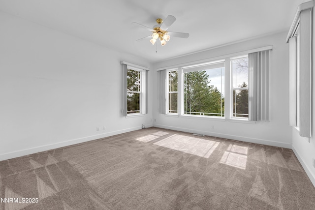 615 Oxbow Ct, Reno, NV 89511 - carpeted spare room with baseboards and ceiling fan