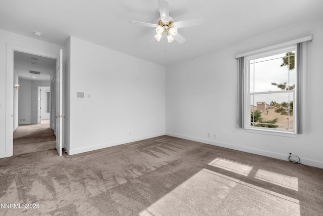 615 Oxbow Ct, Reno, NV 89511 - empty room featuring carpet flooring, ceiling fan, baseboards, and a smoke detector