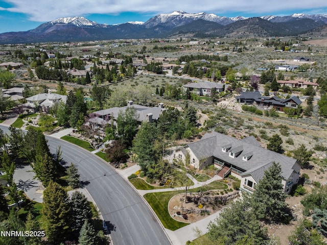 615 Oxbow Ct, Reno, NV 89511 - aerial view of residential area with a mountain backdrop