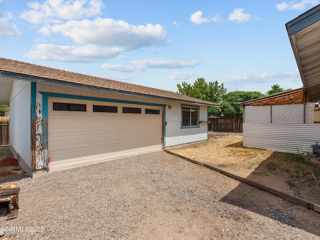 1344 Patricia Dr, Gardnerville, NV 89460 - garage with dirt driveway