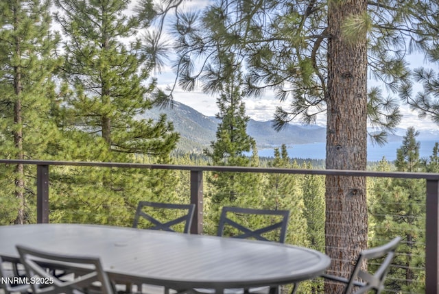 517 Driver Way, Incline Village, NV 89451 - balcony with a mountain view