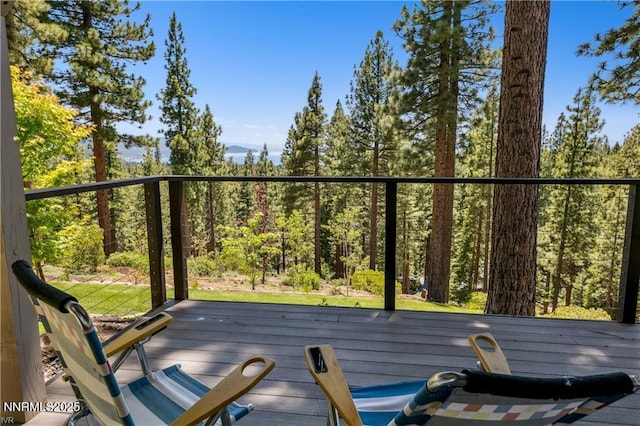517 Driver Way, Incline Village, NV 89451 - view of wooden deck