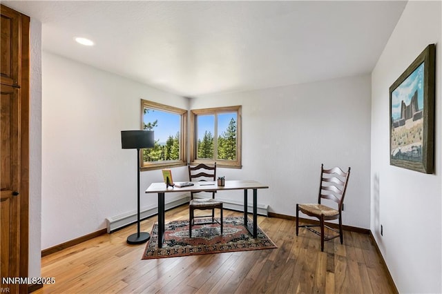 517 Driver Way, Incline Village, NV 89451 - office with light wood finished floors and recessed lighting
