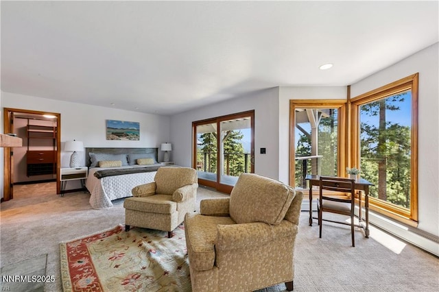 517 Driver Way, Incline Village, NV 89451 - bedroom with access to exterior and carpet
