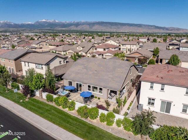 10260 Rollins Dr, Reno, NV 89521 - aerial perspective of suburban area with mountains