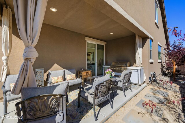 10260 Rollins Dr, Reno, NV 89521 - view of patio featuring an outdoor hangout area