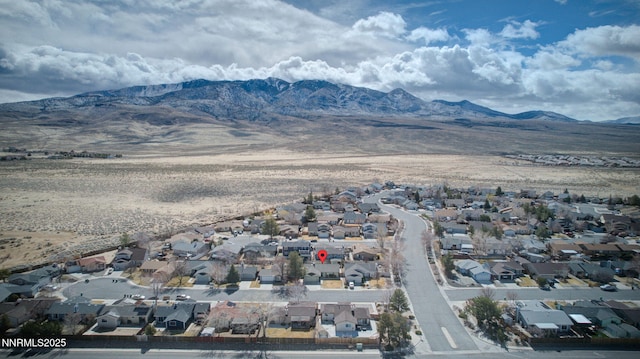 103 Woodlake Ct, Dayton, NV 89403 - aerial perspective of suburban area featuring a mountainous background