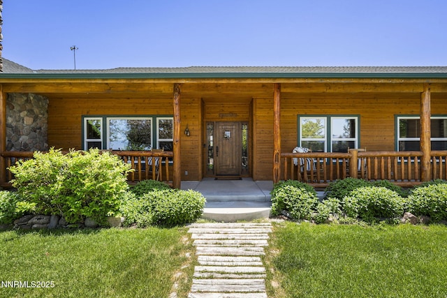 2607 Bowers Rd, Gardnerville, NV 89410 - view of exterior entry featuring a porch