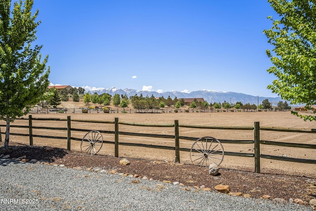 2607 Bowers Rd, Gardnerville, NV 89410 - view of yard featuring a view of countryside and a mountain view