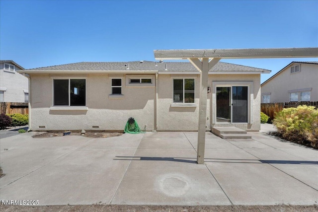 5737 Sonora Pass Dr, Sparks, NV 89436 - back of property with a patio area and stucco siding