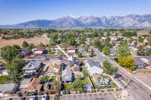 1417 Douglas Ave, Gardnerville, NV 89410 - aerial perspective of suburban area with a mountainous background