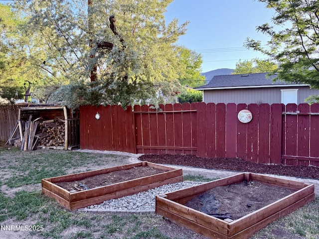 3100 Pine Ln, Carson City, NV 89706 - view of yard featuring a vegetable garden
