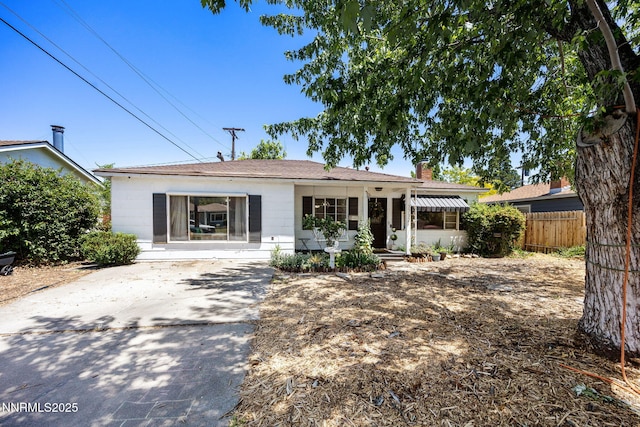 1712 Chaska Pl, Reno, NV 89502 - view of front of property with a chimney and concrete driveway